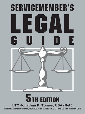 cover image of Servicemember's Legal Guide